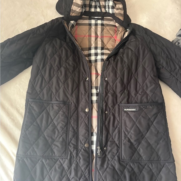 SALE🔥Burberry Parkgate Women’s Black Quilted Coat - Picture 5 of 9